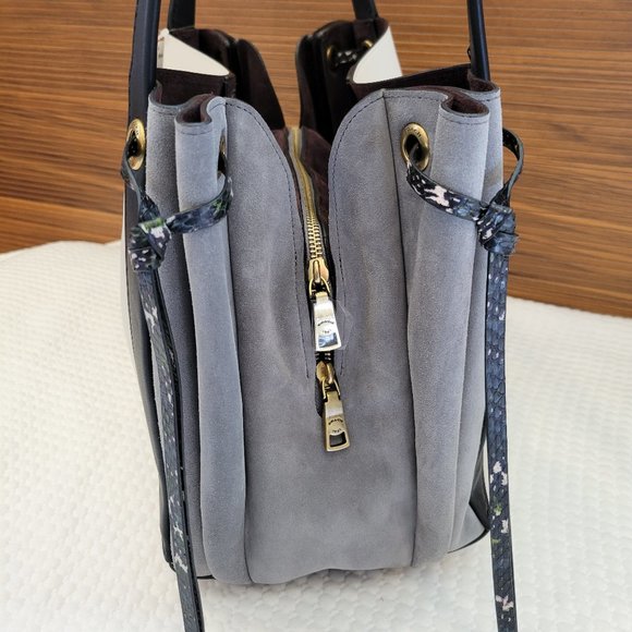 Coach Harmony Hobo In Colorblock Exotic Details - Picture 13 of 16